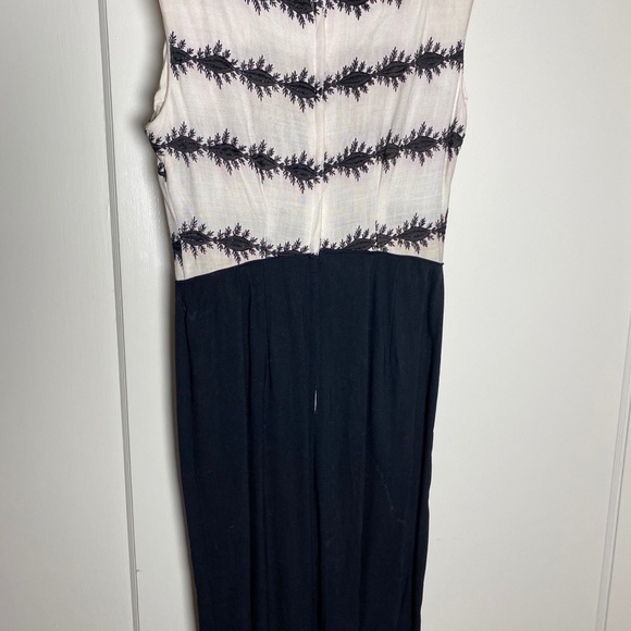 Autentic Vintage 1960’s Wiggle Linen B/W 8-10 - Picture 6 of 11